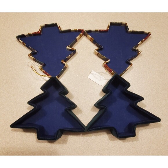 Vintage Christmas tree shaped 5 inch felt lined on bottom nwt - Picture 11 of 11